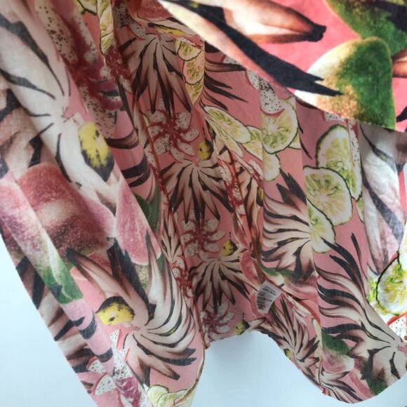 & Other Stories Pink Tropical Floral Sleeveless Dress size 8 - Picture 10 of 16
